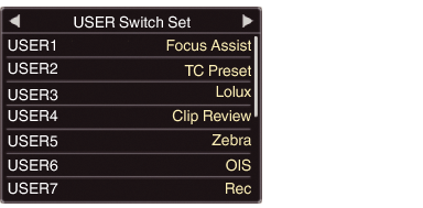 GY-HM200 SwitchSetScreen